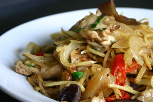 Thai Pork and Ginger Stir-Fry