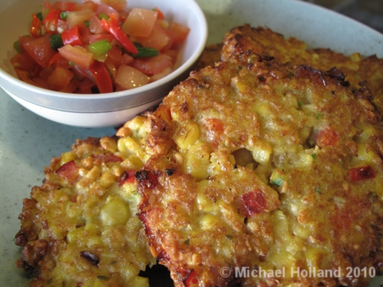 Nutty Corn Cakes