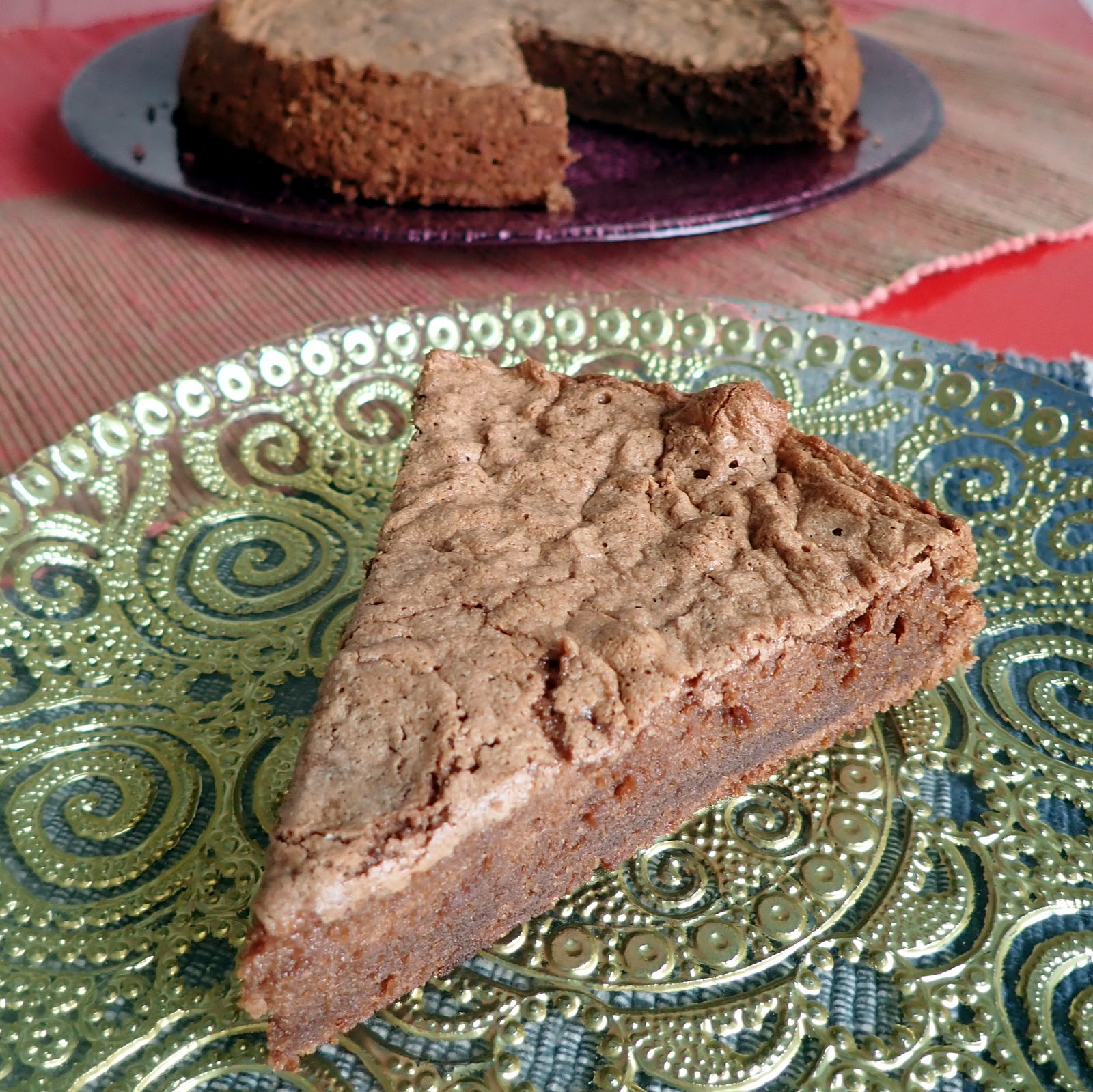 Chocolate Gateau with Port