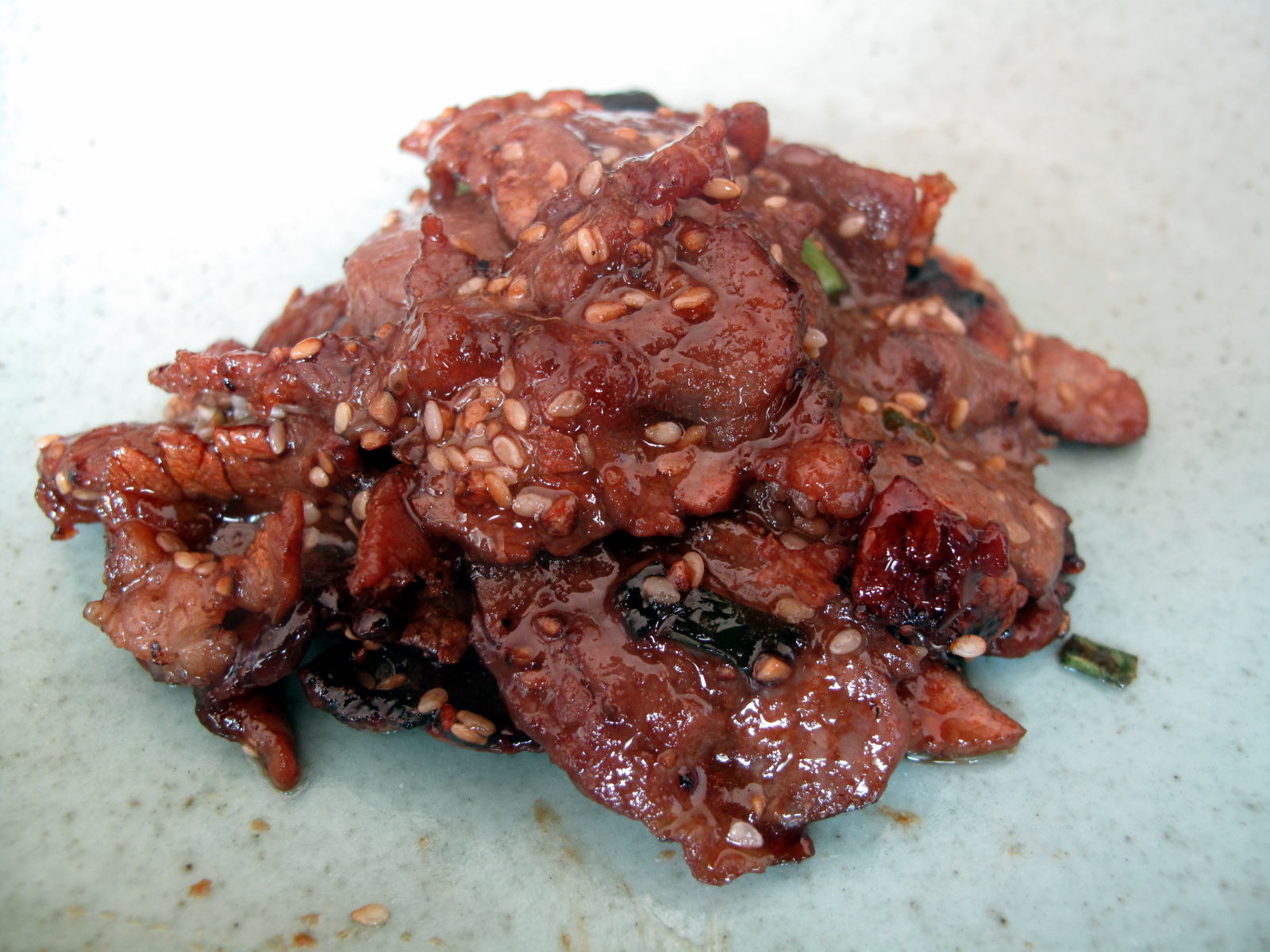 'Korean' Grilled Beef