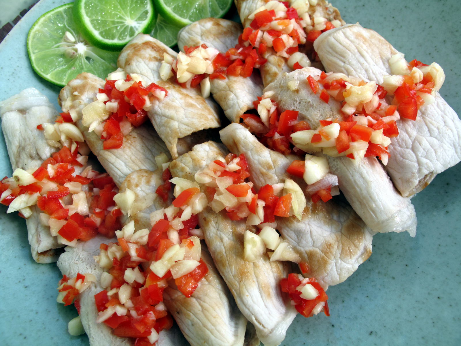 Pork with Lime Salad